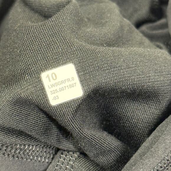 Lululemon Black Align Wide Leg Pleated Palazzo Pants Regular Boho Size 10 NWT - Picture 10 of 10